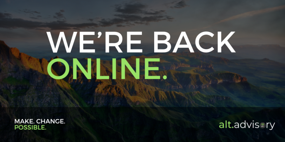 Back online